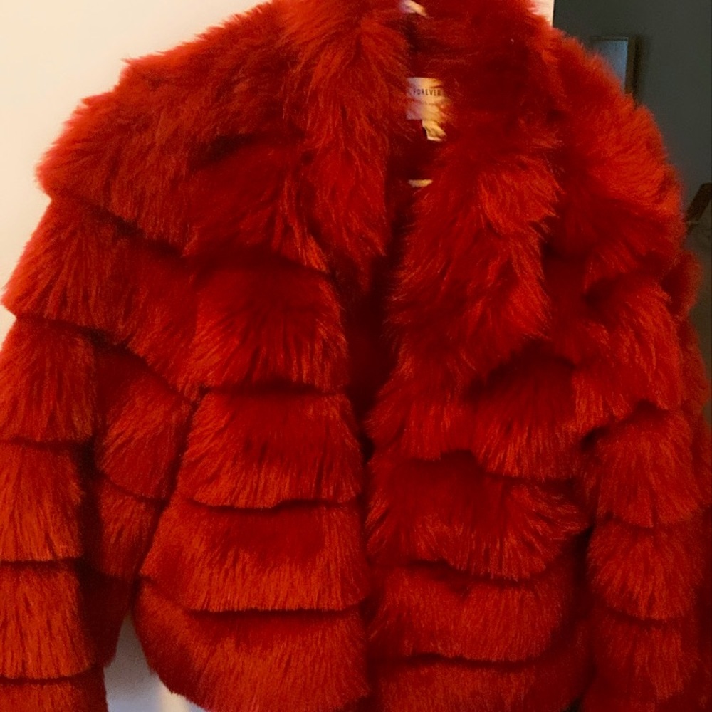Womens fur coat size M,L